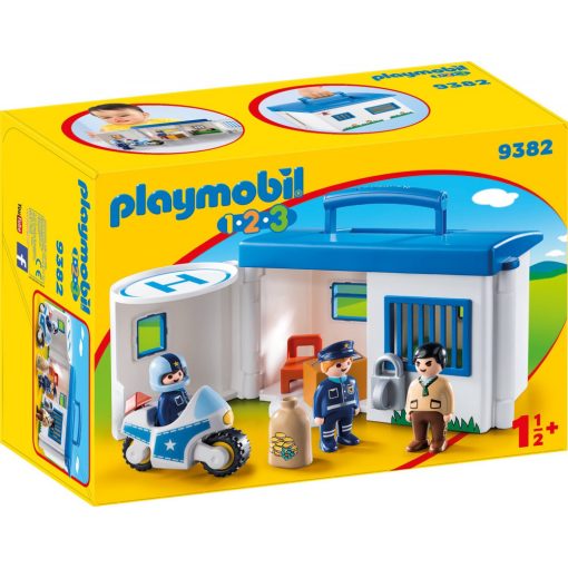 Playmobil 9382 1.2.3 Hordozható rendőrség kicsiknek