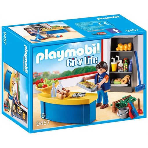 Playmobil 9457 Iskolabüfé gondnokkal