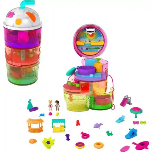 Polly Pocket smoothies aquaparki kalandok játékkészlet