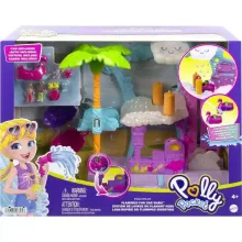 Polly Pocket flamingó autómosó játékkészlet