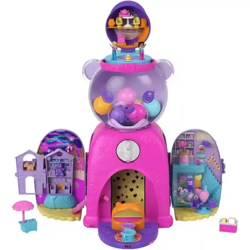 Polly Pocket macis rágógumi automata játékkészlet