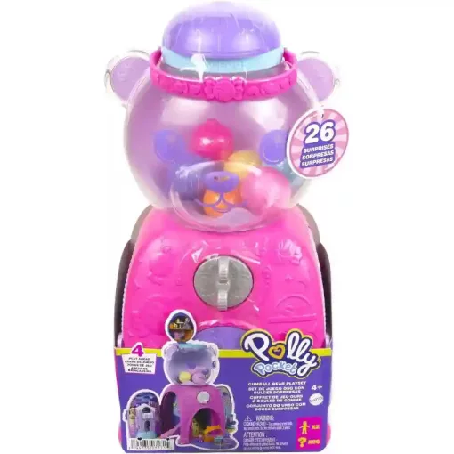 Polly Pocket macis rágógumi automata játékkészlet