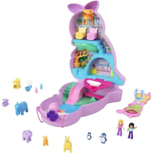 Polly Pocket Mama és Joey kenguru játékkészlet