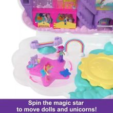 Polly Pocket szivárványos unikornis szépségszalon játékkészlet