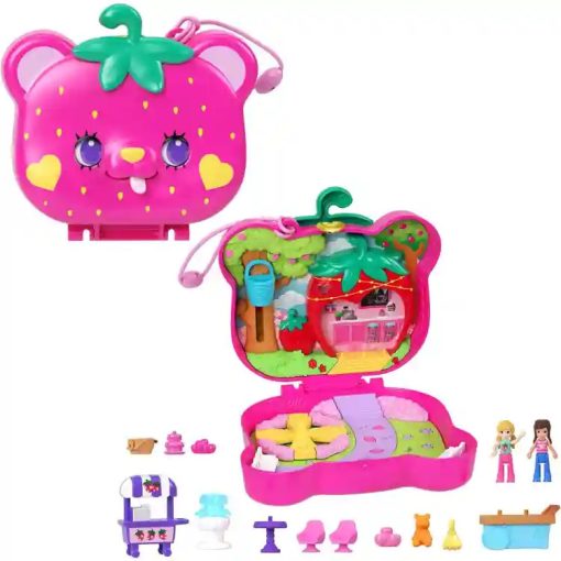 Polly Pocket eper-maci kerti játékkészlet