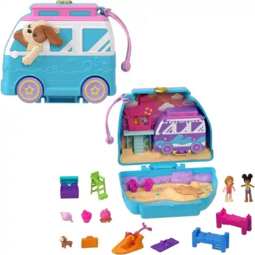 Polly Pocket kiskutyás tengerparti kaland játékkészlet