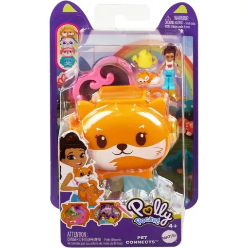 Polly Pocket Pet Connects róka játékkészlet