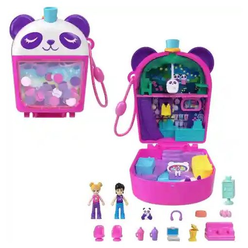 Polly Pocket pandás teaház játékkészlet