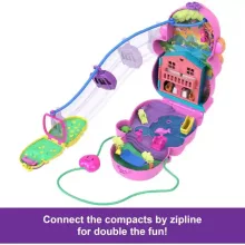 Polly Pocket 2 az 1-ben majomcsalád játékkészlet