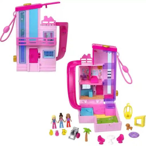 Polly Pocket Barbie babaháza játékkészlet