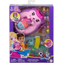 Polly Pocket sündisznó mama és kicsinye játékkészlet