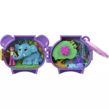 Polly Pocket Pet Connects elefánt játékkészlet