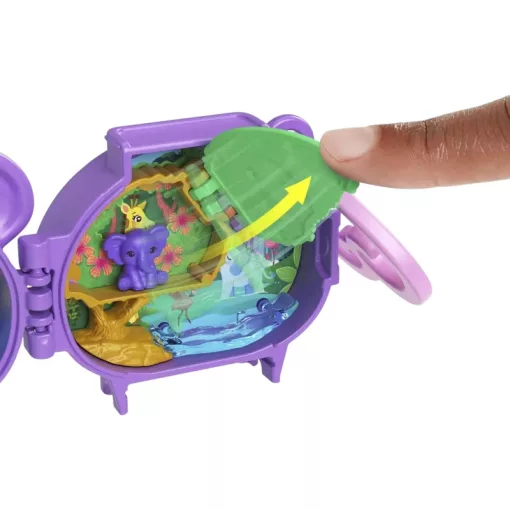 Polly Pocket Pet Connects elefánt játékkészlet