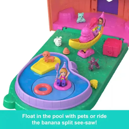 Polly Pocket emeletes macis fagyiház lifttel