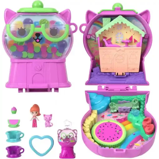 Polly Pocket rágógumis cica játékkészlet