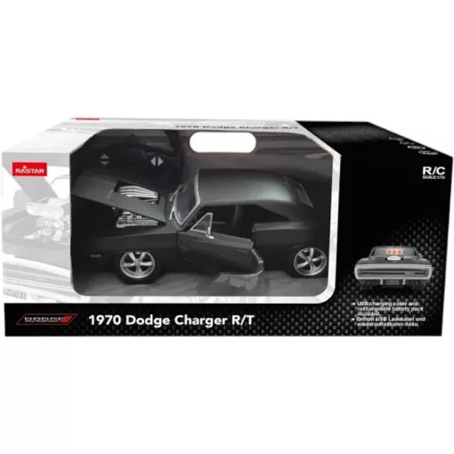 Rastar távirányítós RC 1970 Dodge Charger R/T interaktív sportautó 1:16