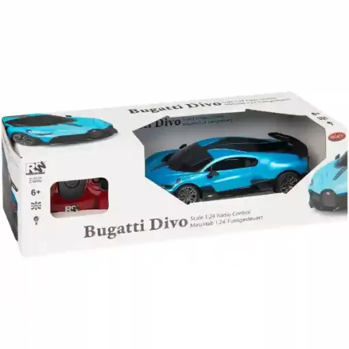 Távirányítós RC Bugatti Divo sportautó 19,5cm fénnyel