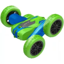 RC Spin N' Stunt kétoldalas távirányítós autó fénnyel - zöld