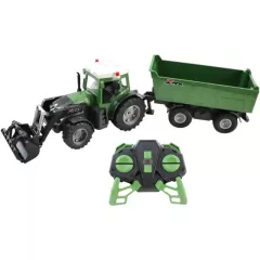 Távirányítós RC traktor utánfutóval 50cm