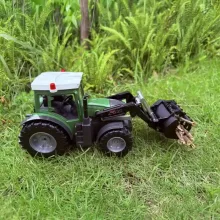 Távirányítós RC traktor utánfutóval 50cm