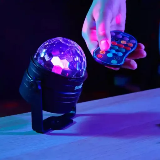RockJam RC távirányítós világító diszkógömb