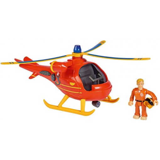 Simba Toys Sam, a tűzoltó - Wallaby mentőhelikopter Tom figurával (109251087038)