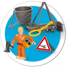 Sam a tűzoltó - Wallaby mentőhelikopter Tom figurával (109252510038)