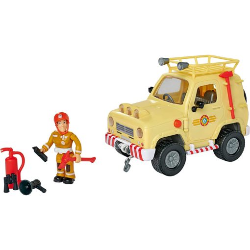 Sam a tűzoltó - 4x4 terepjáró fénnyel és Sam figurával
