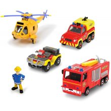 Dickie Toys Sam, a tűzoltó - Mentőcsapat készlet garázzsal és Sam figurával (203093007038)