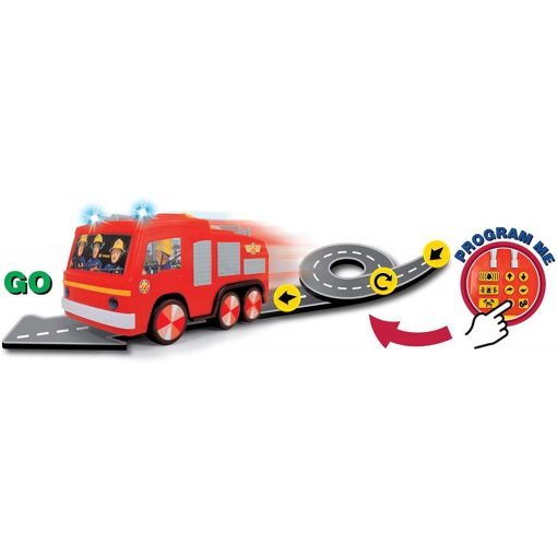 Dickie Toys Sam, a tűzoltó - Jupiter tűzoltóautó programozható funkciókkal (203096001038)