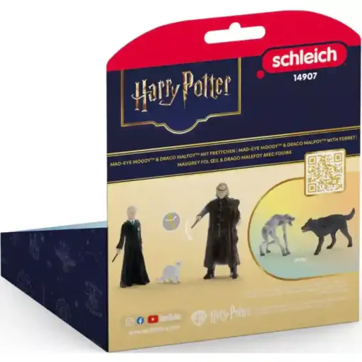 Schleich 14907 Harry Potter - Alastor „Rémszem” Mordon, Draco Malfoy görénnyel
