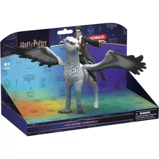SCHLEICH 14947 Harry Potter™ - Harry Potter™ Buckbeak™ hátán