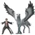   SCHLEICH 14947 Harry Potter™ - Harry Potter™ Buckbeak™ hátán