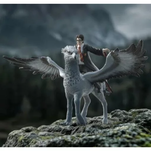 SCHLEICH 14947 Harry Potter™ - Harry Potter™ Buckbeak™ hátán