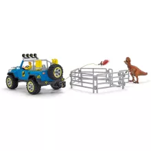 Schleich 41464 Terepjáró Giganotosaurus dinóval és ketreccel