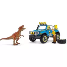 Schleich 41464 Terepjáró Giganotosaurus dinóval és ketreccel