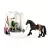   Schleich 42346 Terepjáró lószállítóval és Fríz lóval