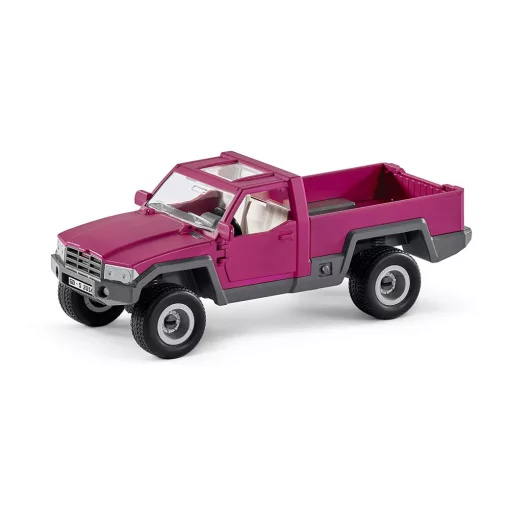 Schleich 42346 Terepjáró lószállítóval és Fríz lóval