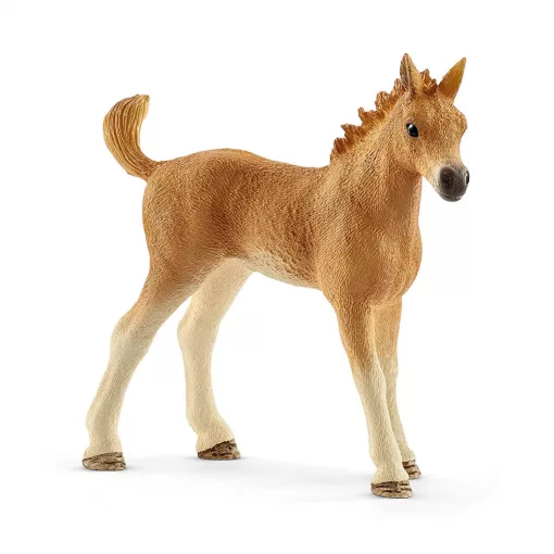 Schleich 42432 Quarter horse kanca és csikója kiskutyával
