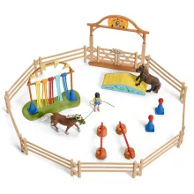 Schleich 42481 Nagy lovasiskola pónikkal