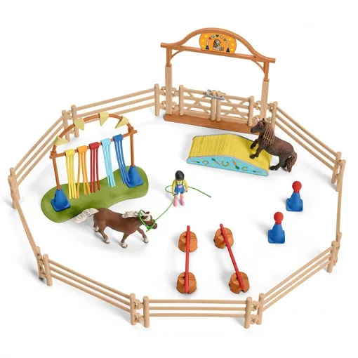Schleich 42481 Nagy lovasiskola pónikkal