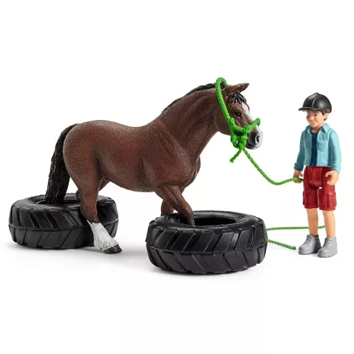 Schleich 42482 Lovasiskola Welsh pónival