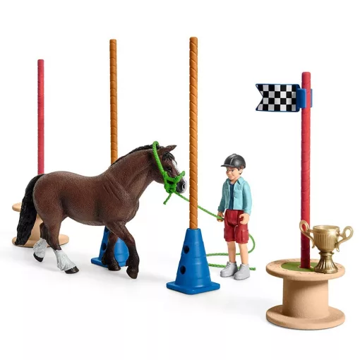 Schleich 42482 Lovasiskola Welsh pónival