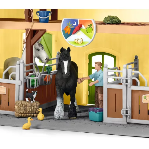 Schleich 42485 Lovarda Shire lovakkal