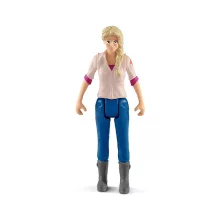 Schleich 42486 Állatorvosi látogatás a Quarter horse kancánál és csikójánál
