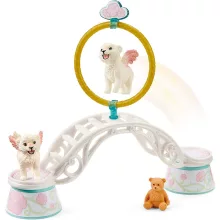 Schleich 42524 Szárnyas oroszlánkölykök kiképzése