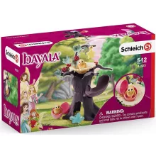 Schleich 42525 Kikelő bagolyfiókák a fészekben