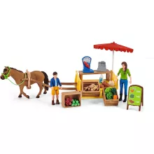 Schleich 42528 Mobil lovas stand Dartmoor pónival