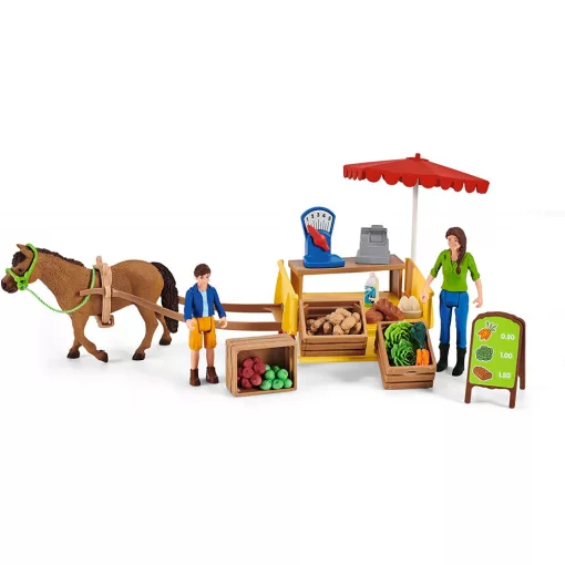 Schleich 42528 Mobil lovas stand Dartmoor pónival