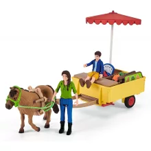 Schleich 42528 Mobil lovas stand Dartmoor pónival